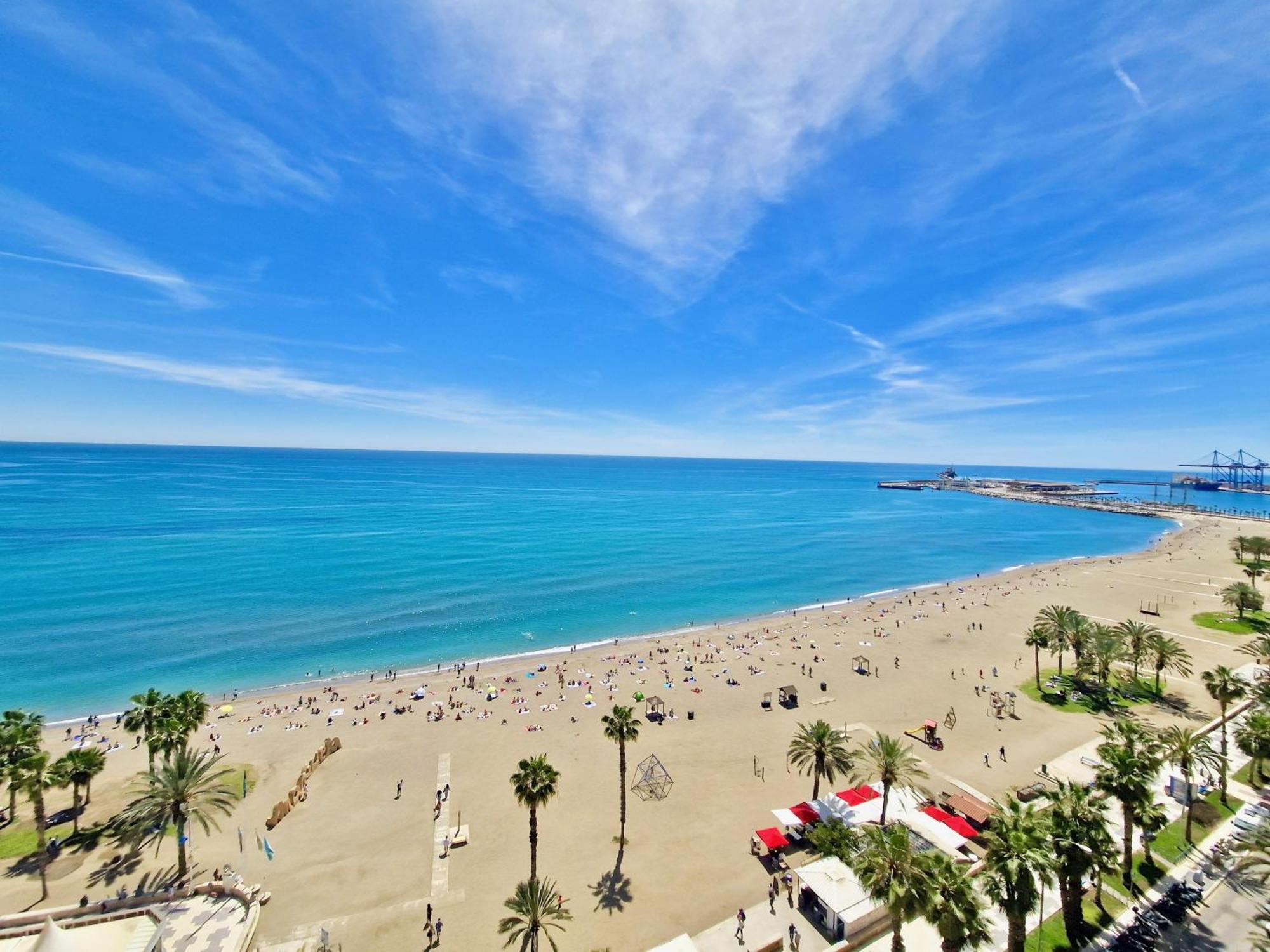 Sr Malagueta Beach Front Wonderful Sea View Màlaga Exteriér fotografie